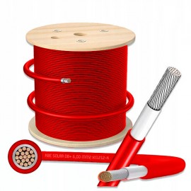 Кабель KBE Solar DB+ 6,00 Q красный (Германия). Продажа кратно 10м.